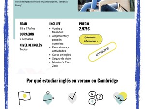 Curso verano en Cambridge UK